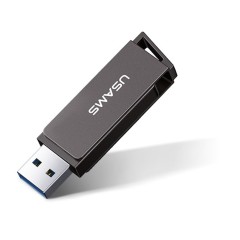 Stick USB 3.0, 128GB, High Speed USAMS - Iron Grey