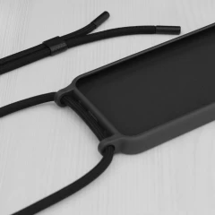 Husa pentru Xiaomi 13T / 13T Pro - Techsuit Crossbody Lanyard - Black Negru