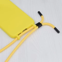 Husa pentru Xiaomi 13T / 13T Pro - Techsuit Crossbody Lanyard - Yellow Galben