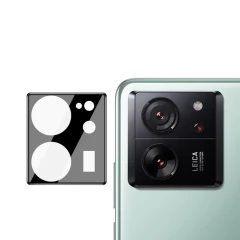 Folie Camera pentru Xiaomi 13T / 13T Pro - Techsuit Full Camera Glass - Black Negru