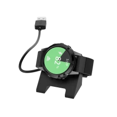 Incarcator pentru Garmin Watch, USB, 5W, 1m - Techsuit (TGC3) - Black Negru