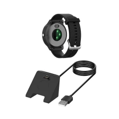 Incarcator pentru Garmin Watch, USB, 5W, 1m - Techsuit (TGC3) - Black Negru