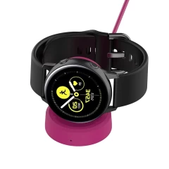 Incarcator Vertical Wireless pentru Samsung Watch, Type-C, 2.5W - Techsuit (TSC3) - Black Negru