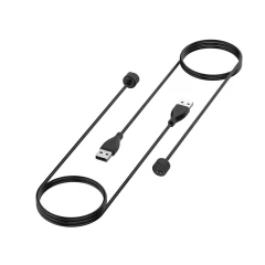 Incarcator pentru Xiaomi Mi Band 5/6/7, USB, 3.5W, 1m - Techsuit (TXC1) - Black Negru