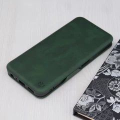 Husa pentru Samsung Galaxy A05s - Techsuit Safe Wallet Plus - Green Verde