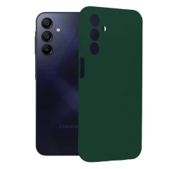 Husa pentru Samsung Galaxy A15 4G / A15 5G - Techsuit Soft Edge Silicone - Dark Green Verde