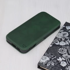 Husa pentru Samsung Galaxy S24 - Techsuit Safe Wallet Plus - Green Verde