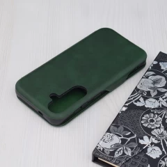 Husa pentru Samsung Galaxy S24 - Techsuit Safe Wallet Plus - Green Verde