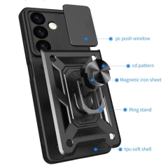 Husa pentru Samsung Galaxy S24 - Techsuit CamShield Series - Black Negru