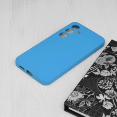 Husa pentru Samsung Galaxy S24 - Techsuit Soft Edge Silicone - Denim Blue Albastru