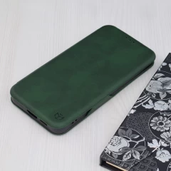 Husa pentru Samsung Galaxy S24 Plus - Techsuit Safe Wallet Plus - Green Verde