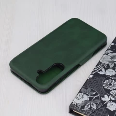 Husa pentru Samsung Galaxy S24 Plus - Techsuit Safe Wallet Plus - Green Verde