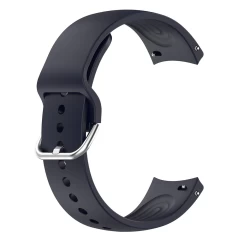 Curea pentru Huawei Watch GT 2 46mm / GT 3 46mm, Xiaomi Watch S1 Pro / Active - Techsuit Watchband (W003) - Black bleumarin 