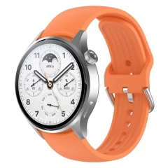Curea pentru Huawei Watch GT 2 46mm / GT 3 46mm, Xiaomi Watch S1 Pro / Active - Techsuit Watchband (W003) - Orange Portocaliu