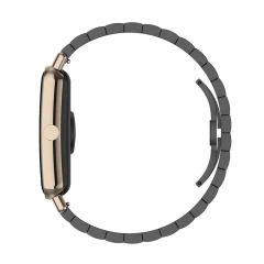 Curea pentru Samsung Galaxy Watch 4/5/Active 2, Huawei Watch GT 3 (42mm)/GT 3 Pro (43mm) - Techsuit Watchband (W012) - Silver Argintiu