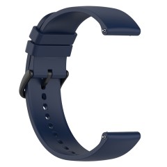 Curea pentru Samsung Galaxy Watch 4/5/Active 2, Huawei Watch GT 3 (42mm)/GT 3 Pro (43mm) - Techsuit Watchband 20mm (W001) - Dark Blue