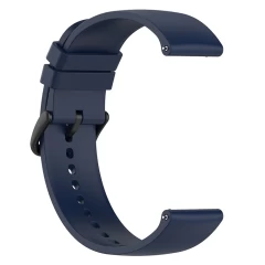Curea pentru Samsung Galaxy Watch 4/5/Active 2, Huawei Watch GT 3 (42mm)/GT 3 Pro (43mm) - Techsuit Watchband 20mm (W001) - Dark Blue bleumarin