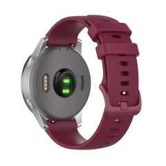 Curea pentru Huawei Watch GT 2 (46mm)/GT 2 Pro/GT 3 Pro (46mm)/Ultimate, Xiaomi Watch S1 - Techsuit Watchband 20mm (W006) - Burgundy bordo