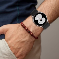 Curea pentru Huawei Watch GT 2 (46mm)/GT 2 Pro/GT 3 Pro (46mm)/Ultimate, Xiaomi Watch S1 - Techsuit Watchband 22mm (W026) - Burgundy bordo