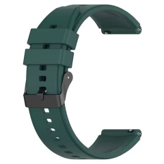 Curea pentru Huawei Watch GT 2 (46mm)/GT 2 Pro/GT 3 Pro (46mm)/Ultimate, Xiaomi Watch S1 - Techsuit Watchband 22mm (W026) - Dark Blue Verde Inchis 