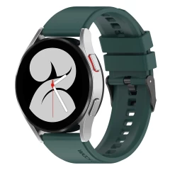 Curea pentru Huawei Watch GT 2 (46mm)/GT 2 Pro/GT 3 Pro (46mm)/Ultimate, Xiaomi Watch S1 - Techsuit Watchband 22mm (W026) - Dark Green Verde Inchis