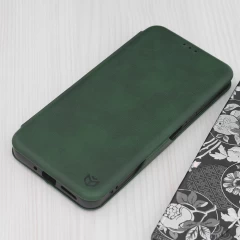 Husa pentru Xiaomi Redmi 13C 4G / 13C 5G / Poco M6 / C65 - Techsuit Safe Wallet Plus - Green Verde