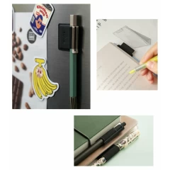 Suport Ringke Pen Holder Telefon / Tableta pentru Stylus Pen Autoadeziv - Black Black