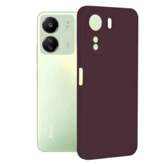 Husa pentru Xiaomi Redmi 13C 4G / Poco C65 - Techsuit Soft Edge Silicone - Dark Green violet 