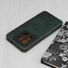 Husa pentru Xiaomi 14 Pro - Techsuit Safe Wallet Plus - Green Verde