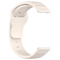 Curea pentru Samsung Galaxy Watch 4/5/Active 2, Huawei Watch GT 3 (42mm)/GT 3 Pro (43mm) - Techsuit Watchband (W050) - Beige Bej