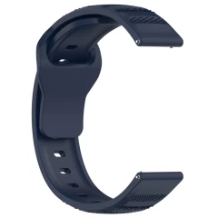 Curea pentru Samsung Galaxy Watch 4/5/Active 2, Huawei Watch GT 3 (42mm)/GT 3 Pro (43mm) - Techsuit Watchband (W050) - Blue bleumarin