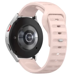 Curea pentru Samsung Galaxy Watch 4/5/Active 2, Huawei Watch GT 3 (42mm)/GT 3 Pro (43mm) - Techsuit Watchband (W050) - Pink Roz