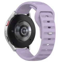 Curea pentru Samsung Galaxy Watch 4/5/Active 2, Huawei Watch GT 3 (42mm)/GT 3 Pro (43mm) - Techsuit Watchband (W050) - Purple Mov