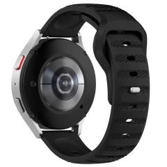 Curea pentru Huawei Watch GT 2 (46mm)/GT 2 Pro/GT 3 Pro (46mm)/Ultimate, Xiaomi Watch S1 - Techsuit Watchband (W050) - Black Negru