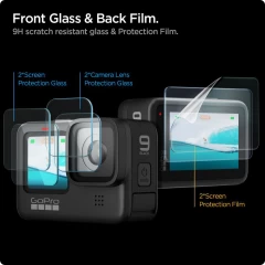 Folie pentru GoPro Hero 9/10/11/12 (set 6) - Spigen Glas.tR Slim - Clear transparenta
