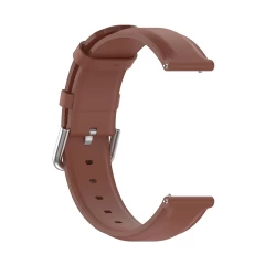 Curea pentru Samsung Galaxy Watch 4/5/Active 2, Huawei Watch GT 3 (42mm)/GT 3 Pro (43mm) - Techsuit Watchband (W007PU) - Brown Maro