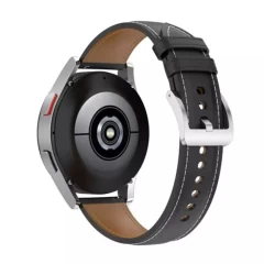 Curea pentru Samsung Galaxy Watch 4/5/Active 2, Huawei Watch GT 3 (42mm)/GT 3 Pro (43mm) - Techsuit Watchband (W048) - Black Negru