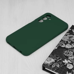 Husa pentru Samsung Galaxy A25 5G - Techsuit Soft Edge Silicone - Dark Green Verde