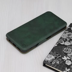 Husa pentru Honor X5 Plus - Techsuit Safe Wallet Plus - Green Verde