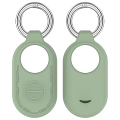 Husa pentru Samsung Galaxy SmartTag2 - Techsuit Smiling Silicone - Green Verde