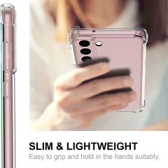 Husa pentru Samsung Galaxy S21 5G - Techsuit Shockproof Clear Silicone - Clear transparenta