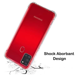 Husa pentru Samsung Galaxy A21s - Techsuit Shockproof Clear Silicone - Clear transparenta