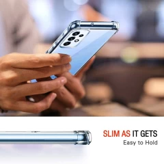 Husa pentru Samsung Galaxy A32 4G - Techsuit Shockproof Clear Silicone - Clear transparenta