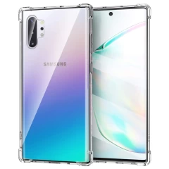 Husa pentru Samsung Galaxy Note 10 Plus 4G / Note 10 Plus 5G - Techsuit Shockproof Clear Silicone - Clear transparenta