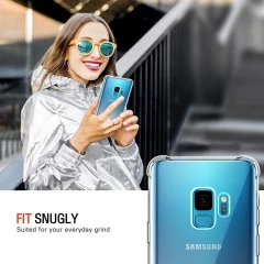 Husa pentru Samsung Galaxy S9 - Techsuit Shockproof Clear Silicone - Clear transparenta