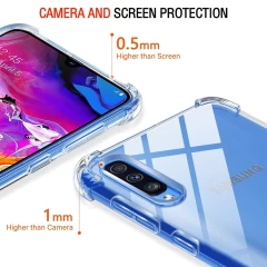 Husa pentru Samsung Galaxy A30s / A50 / A50s - Techsuit Shockproof Clear Silicone - Clear transparenta