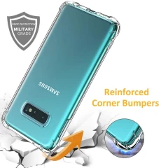 Husa pentru Samsung Galaxy S10e - Techsuit Shockproof Clear Silicone - Clear transparenta