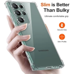 Husa pentru Samsung Galaxy S22 Ultra 5G - Techsuit Shockproof Clear Silicone - Clear transparenta