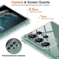 Husa pentru Samsung Galaxy S22 Ultra 5G - Techsuit Shockproof Clear Silicone - Clear transparenta