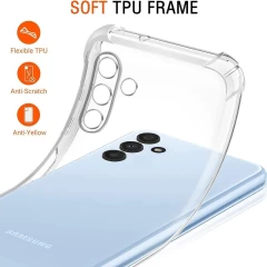 Husa pentru Samsung Galaxy A13 5G / A04S - Techsuit Shockproof Clear Silicone - Clear transparenta